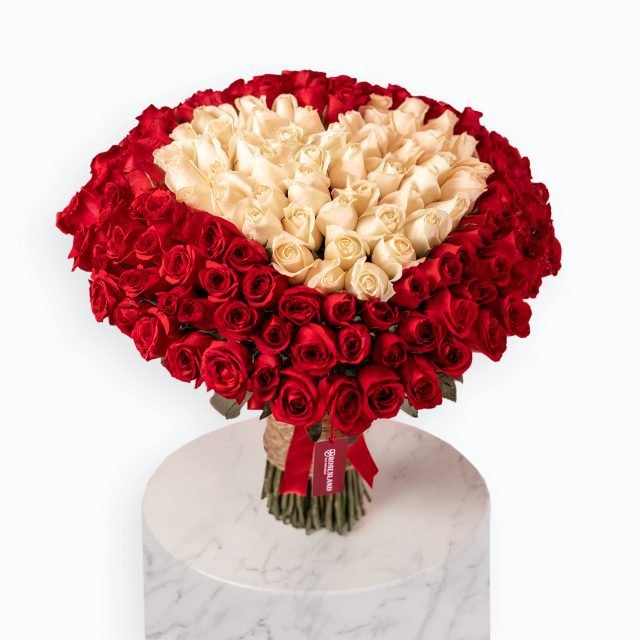 Heart Mega Bouquet Floral Arrangement - Rosesland USA