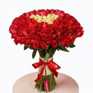 Chocolate Mega Bouquet Elegant Floral Design - Rosesland USA